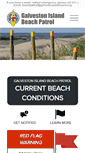 Mobile Screenshot of galvestonislandbeachpatrol.com